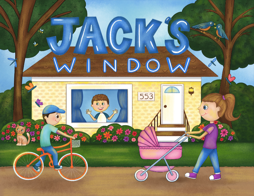 Jack's Window - Jack looking out his window - Illustrated by Taylor Lombardi